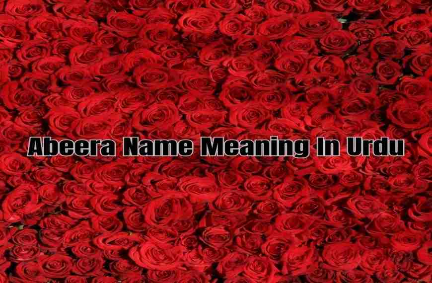 Abeera Name Meaning In Urdu