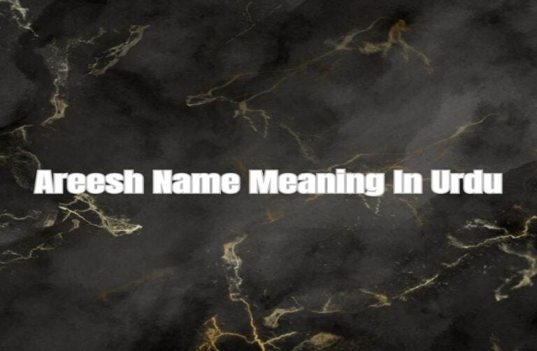 Areesh Name Meaning In Urdu