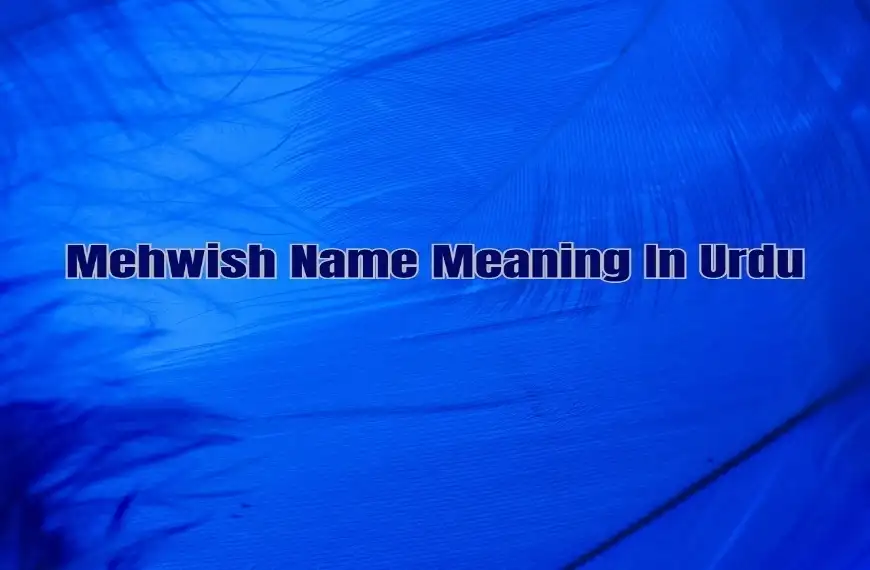 Mehwish Name Meaning In Urdu