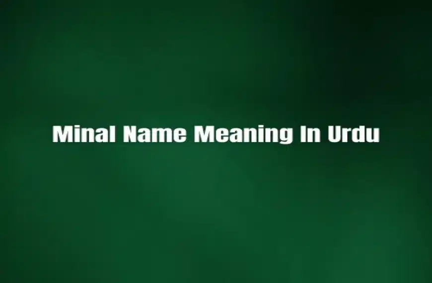 Minal Name Meaning In Urdu