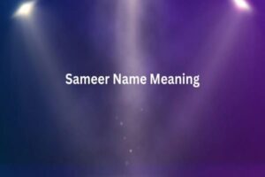 Sameer Name Meaning
