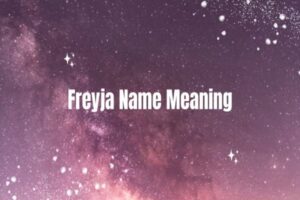 Freyja Name Meaning