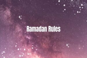 Ramadan Rules