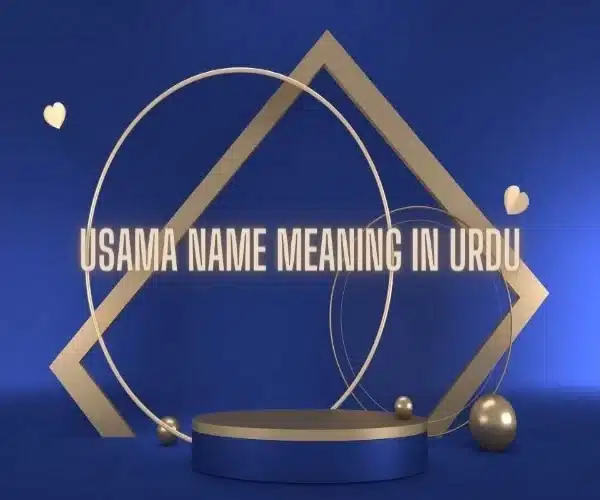 Usama Name Meaning In Urdu