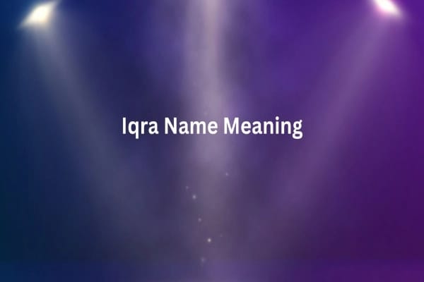Iqra Name Meaning