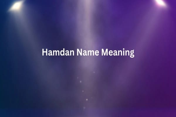 Hamdan Name Meaning
